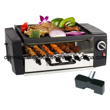 1200 Watts 2-Tier Grill/grelha com automaticamente rotativa espetos, Kabob elétrico Grill